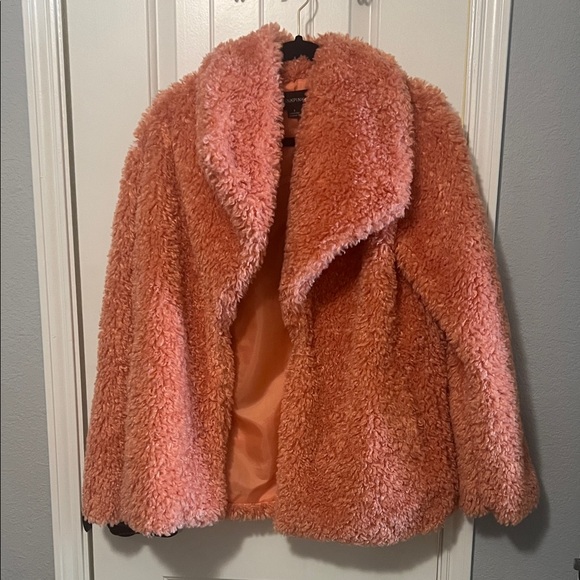 MINKPINK Jackets & Blazers - MINKPINK Faux Fur Jacket: Pink Size Small